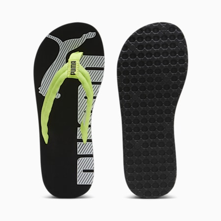 Dziecięce klapki Epic Flip v2, Lime Pow-PUMA Black-PUMA White, small