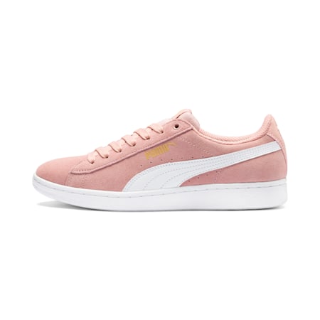 Vikky Softfoam Women's Trainers, Peach Beige-Puma White, small-PHL