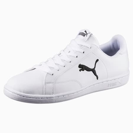 รองเท้ากีฬาทำจากหนัง Smash Cat, Puma White-Puma Black, small-THA