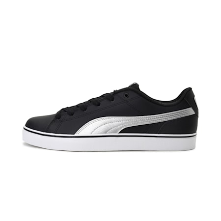 Court Point Vulc v2 Trainers, Puma Black-Puma Silver, small-PHL