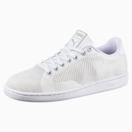 Match 74 evoKNIT Trainers, Puma White-Gray Violet, small-SEA