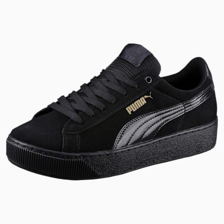 Vikky Platform Women's Trainers, Puma Black-Puma Black, small-SEA