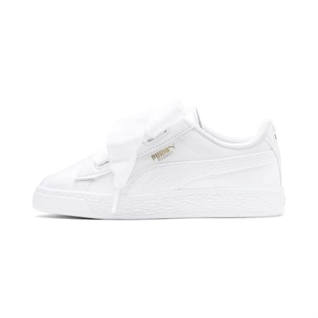 puma basket heart beige