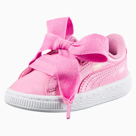 puma heart basket perforated trainers