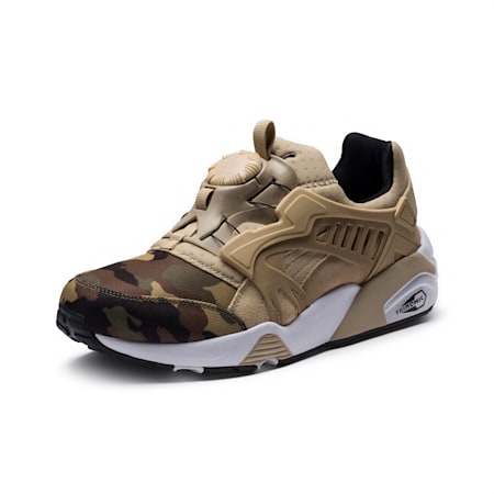 Disc Blaze Camo Sneakers, Safari-Puma White, small-SEA