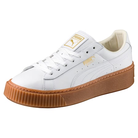puma womens basket platform