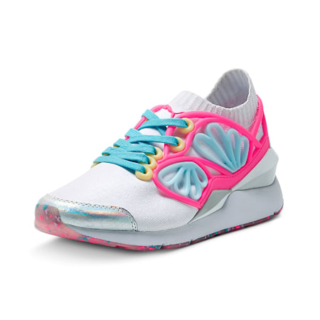 PUMA x SOPHIA WEBSTER Women's Pearl Cage, Puma White-Puma White-KNOCKOUT PINK, small-SEA