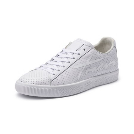 PUMA x TRAPSTAR Clyde Perforated, Puma White-Puma White, small-SEA