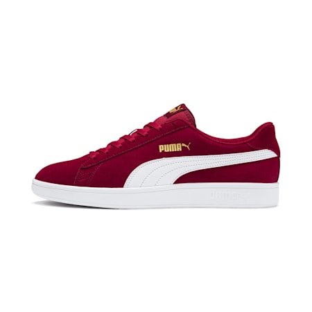 burgundy and gold pumas