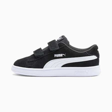 Smash v2 Suede Sneakers - Infant 0-4 years, Puma Black-Puma White, small-AUS