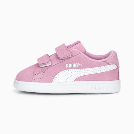 Smash v2 Suede Sneakers - Infant 0-4  years, Lilac Chiffon-PUMA White, small-AUS