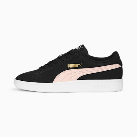 Smash v2 Buck Youth Trainers, PUMA Black-Rose Dust-Gold-PUMA White, small-DFA