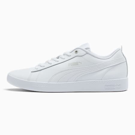 puma smash v2 l black white