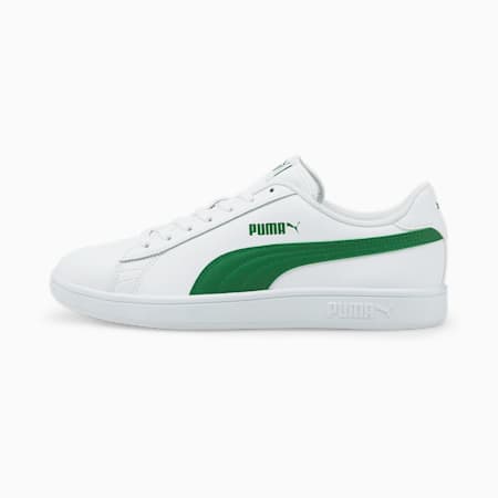 PUMA Smash V2 Sneaker, Puma White-Amazon Green, small-PHL