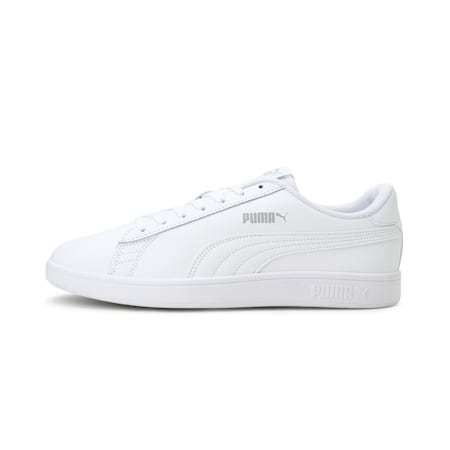 Smash v2 Trainers, Puma White-Puma White, small-PHL