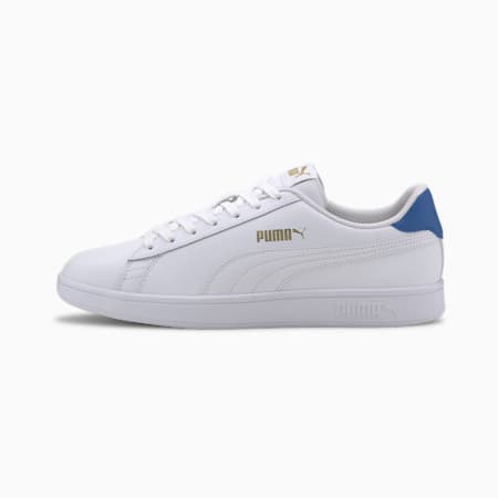 puma smash v2 l black white