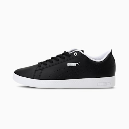 Puma perforated leather sneakers