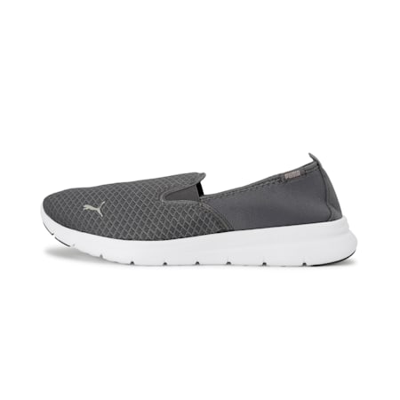 puma men's black flex essential running shoes