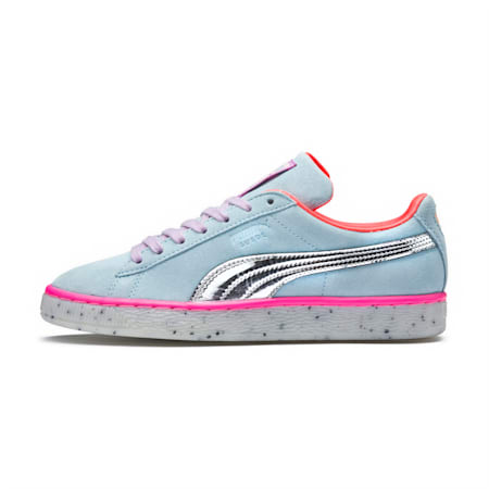 PUMA x SOPHIA WEBSTER Suede Candy Princess Women’s Trainers, Corydalis Blue-Puma Silver, small-SEA