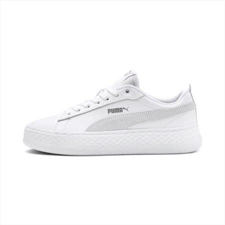 platform white pumas