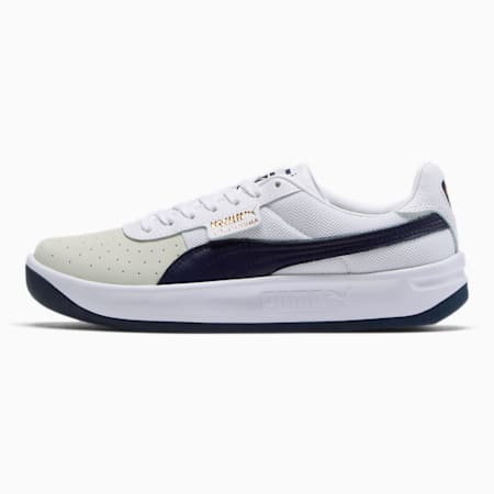 Zapatos deportivos California Casual para hombre, Puma White-Peacoat-Puma White, pequeño