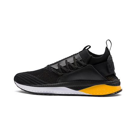 TSUGI Jun CLRSHFT Trainers, Puma Black-Ribbon Red-Spectra Yellow, small-SEA