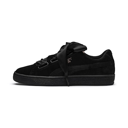 puma suede heart artica black