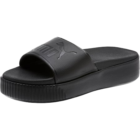 Platform Slide Bold Women's Sandals, Puma Black-Puma Black, small-SEA