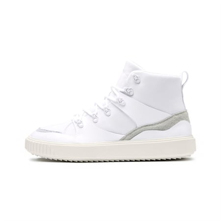 PUMA x HAN KJØBENHAVN Breaker Mid Trainers, Marshmallow-Puma White, small-SEA