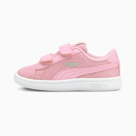 PUMA Smash v2 Glitz Glam Sneakers Babies, Pale Pink-Pale Pink, small