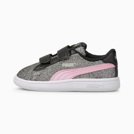 Basket PUMA Smash v2 Glitz Glam pour bébé, Puma Black-Pink Lady, small