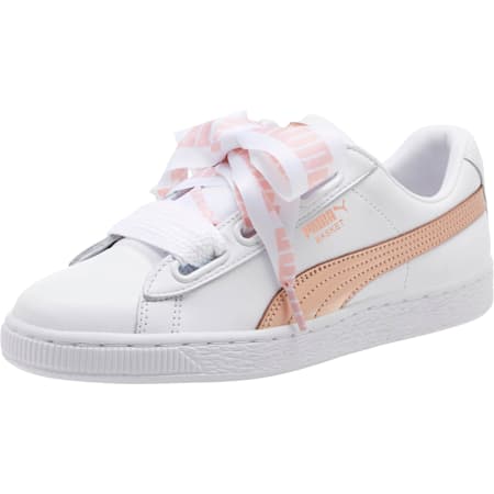 puma basket heart metallic puma basket heart metallic