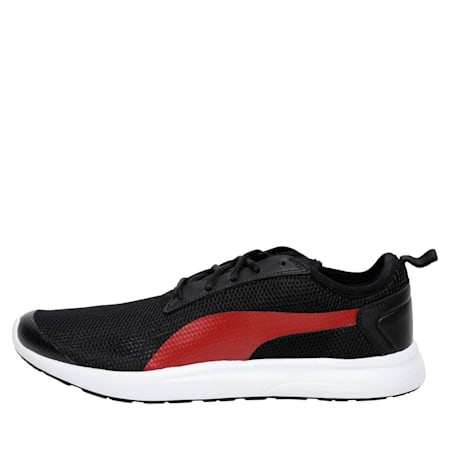 Breakout v2 IDP Men's Running Shoes, Puma Black-High Risk Red, small-IND