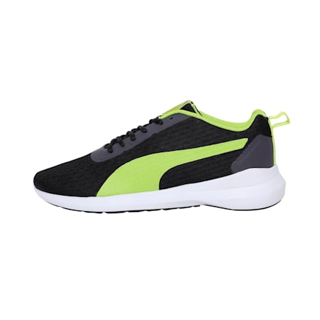 Player v2 IDP Men's Running Shoes, Puma Black-Limepunch, small-IND