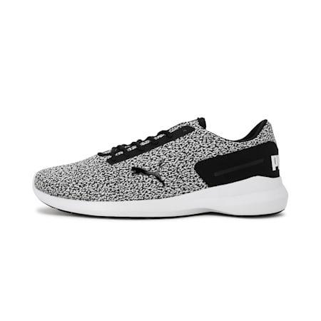 puma full black shoes