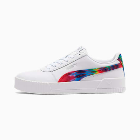 rise tie dye women's sneakers puma