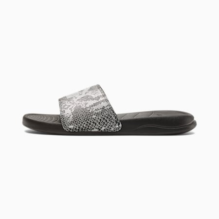 puma black slide flip flop