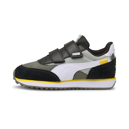 kids white puma trainers