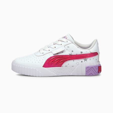 Cali Unicorn Kids' Sneakers, Puma White-Virtual Pink, small-AUS