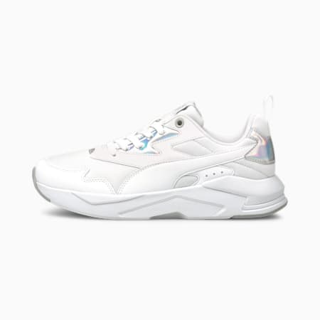 X-Ray Lite Metallic Women's Trainers, Puma White-Puma White-Puma Silver, small-PHL