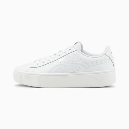 Basket Vikky Stacked pour femme, Puma White-Puma White, small-DFA