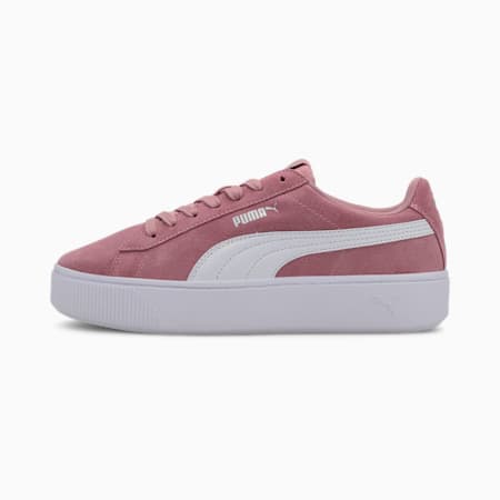 puma vikky stacked sneakers wit