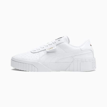 Puma公式 Cali ウィメンズ スニーカー シューズ Puma White Puma White プーマ レディース スニーカー プーマ