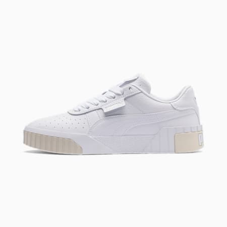 Cali Damen Sneaker, Puma White-Whisper White, small