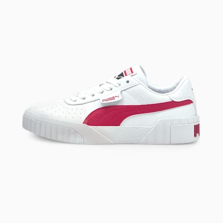 Scarpe da ginnastica Cali donna, Puma White-Persian Red, small