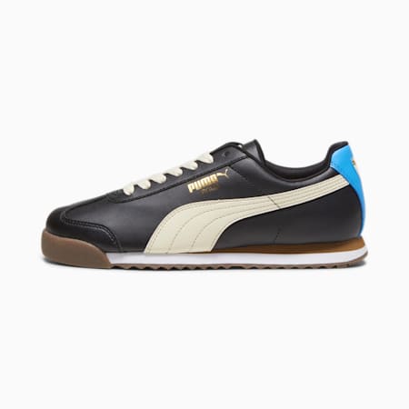 Roma Basic+ Trainers, PUMA Black-Alpine Snow-Regal Blue, small-SEA