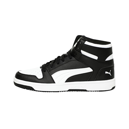 puma sneakers white black