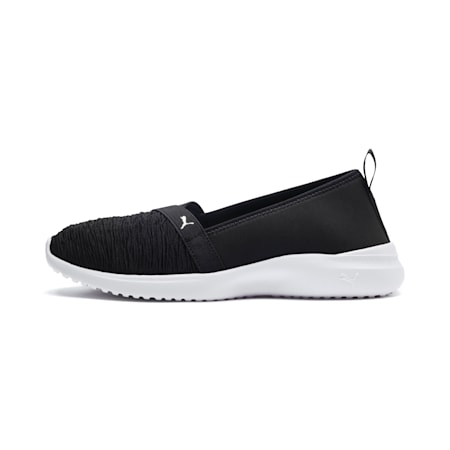 Adelina Sneakers zum Hineinschlüpfen für Damen, Puma Black-Puma Silver, small