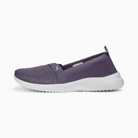 Adelina Slip-On Women's Trainers, Purple Charcoal-Spring Lavender-PUMA White, small-SEA