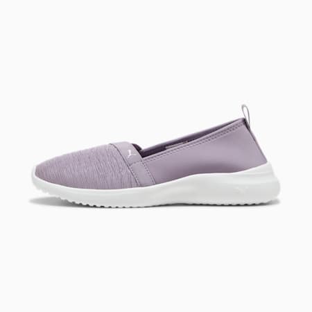 Adelina Slip-On รองเท้าผ้าใบผู้หญิง, Pale Plum-Feather Gray-PUMA White, small-THA